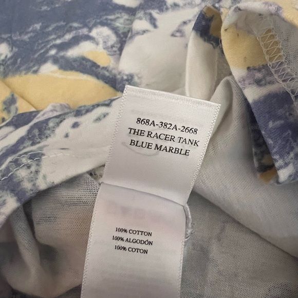 RAILS The Racer Tank Blue Marble - Picture 5 of 6